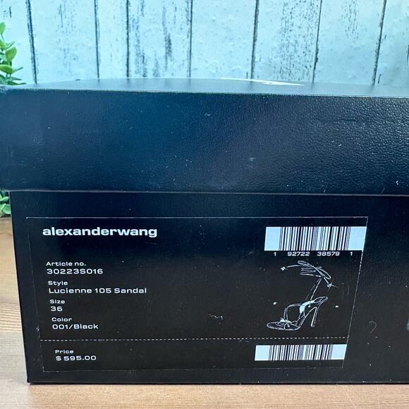 Alexander Wang Women's Lucienne 105 Ankle Tie High Heel Sandals Size 36 $595 - Picture 14 of 14